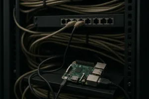 اكتشاف باب خلفي في شبكة الصرافات باستخدام جهاز Raspberry Pi صغير